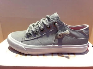 Kinder Blowfish Malibu Martina🔥Neu Grau Leder Schule Mädchen Schuhe - Bild 1 von 6
