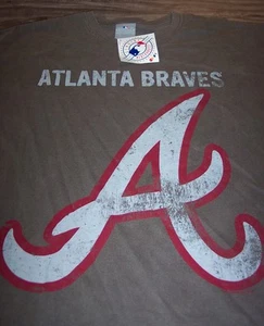 VINTAGE STYLE ATLANTA BRAVES MLB BASEBALL T-Shirt MENS MEDIUM NEW w/ TAG - Picture 1 of 3