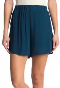 NWT West Kei Womens Shorts Elastic Waist Blue Comfort Shorts Size 1X Plus - Picture 1 of 5