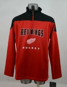 NHL Red Wings Hockey Quarter Zip Boy's Youth Size Medium (10/12) New with Tags - Picture 1 of 4