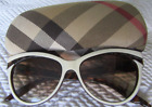 Vintage Burberry Damen-Sonnenbrille/Brillenetui Set Hard Nova kariert außen