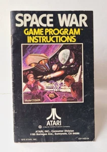 Space War ATARI 2600 Game Program Instructions Manual ONLY - Picture 1 of 4