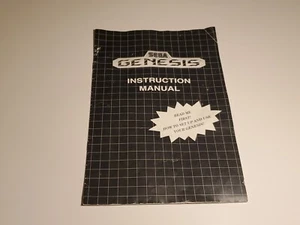 Folleto de instrucciones del sistema SEGA Genesis - Manual de consola 1991 - ¡ENVÍO GRATUITO!! - Imagen 1 de 9