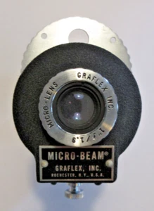 VINTAGE Graflex MICRO-BEAM  Microscope Camera Micro-Lens - 1'' f/1.9 1960s - Picture 1 of 10