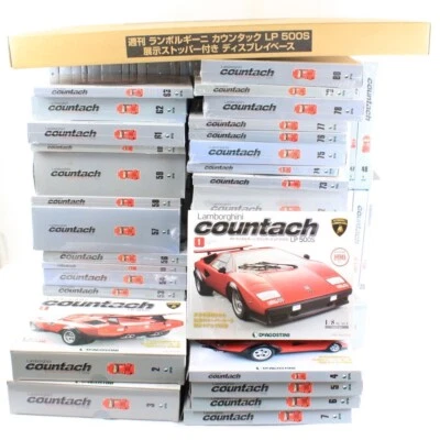 DeAGOSTINI 1/8 Scale Lamborghini Countach LP500S All 80 kits 517mm Car Model JP - Image 1 of 4