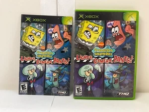Case & Manual Only XBOX SpongeBob SquarePants Lights Camera Pant Replacement OEM - Picture 1 of 11