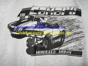 Camiseta Hawaii 1969 y 1970 Pro Street Camaro de acero ligero para hombre Camaro soplado - Imagen 1 de 2