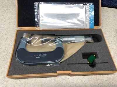 Machinist Tool: Mitutoyo Disc Micrometer 1"-2" (NEW) 123-126 - Image 1 of 4