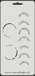 Pochoir de scrapbooking tampon S-108 ~ pochoir ~ design UMR