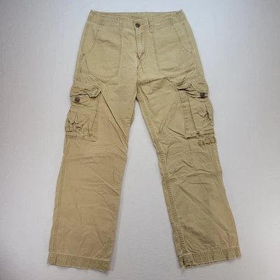 Lucky Brand Cargo Pants Mens 29x30 Khaki Relaxed Straight Military Y2K - Image 1 of 4