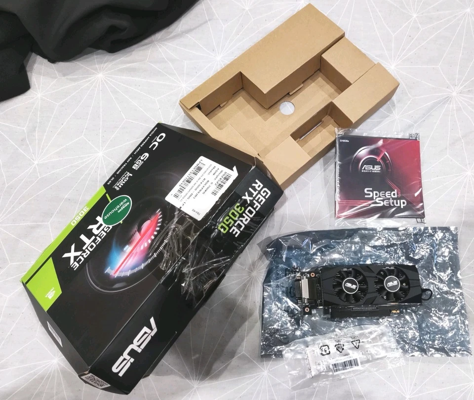 ASUS - RTX 3050 - LOW PROFILE - 6GB - GDDR6 - DLSS - PCIE 4.0 - FOR GAMING PC  - Image 1 of 4