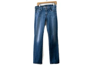 Citizens of Humanity Ava Low Rise Straight Leg Jeans Blue - Picture 1 of 9