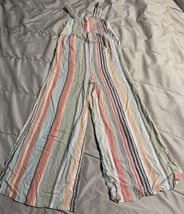 Peyton & Parker Girls multi colored stripe Sleeveless Lightweight Jumper L(14) - Picture 1 of 10