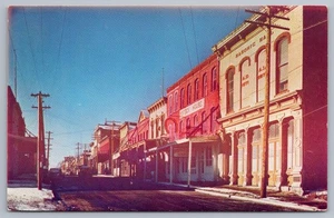 1950 Virginia City Straßenansicht Nevada NV Souvenir Postkarte - Bild 1 von 2
