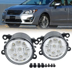 LED Bumper Fog Light Driving Lamp For Subaru Impreza 2015-2016 Driver Passenger - Picture 1 of 20