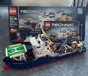 LEGO Technic Ocean Explorer 42064 Complete Set w/ Helicopter & Submarine
