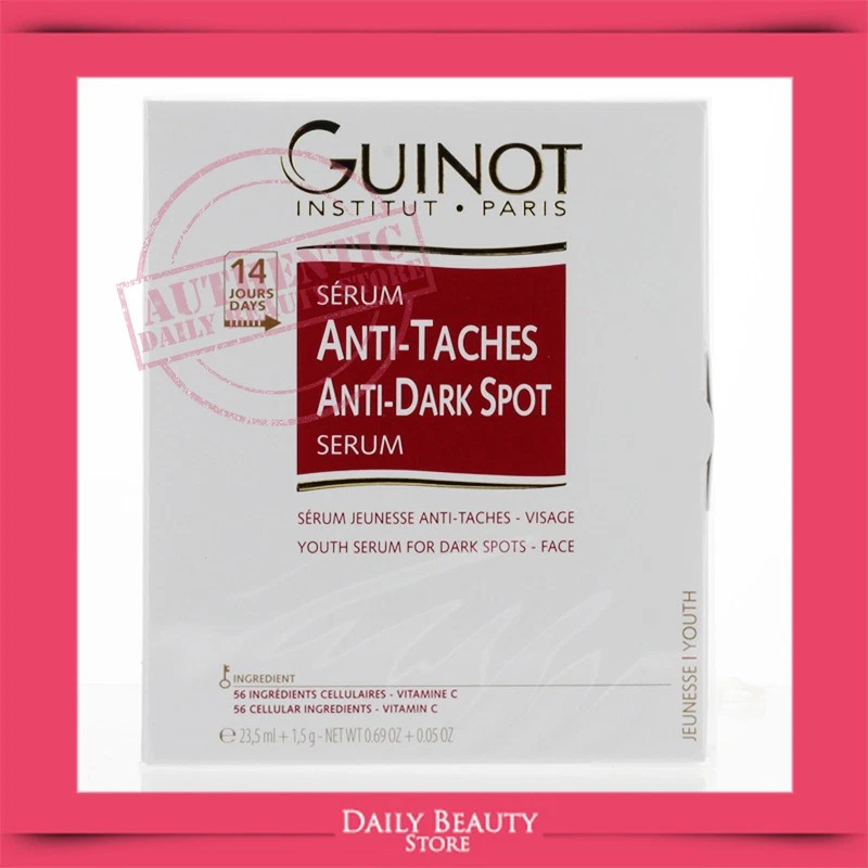 Suero antimanchas oscuras Guinot 23,5 ml + 1,5 g 0,69 oz + 0,05 oz NUEVO SELLADO ENVÍO RÁPIDO Foto 1 de 1