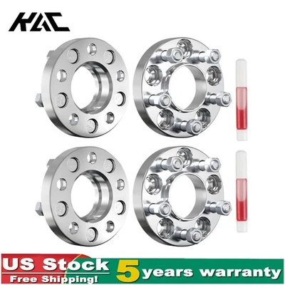 1inch 71.5mm 5x4.5" M14x1.5 Hubcentric Wheel Spacers For 2015-2021 Ford Mustang Foto 1 de 4