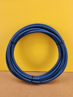 NEW Boston H20104BU Easy Couple 1/4" Rubber Hose, Blue, 250 psi, 26 ft - Image 1 of 3