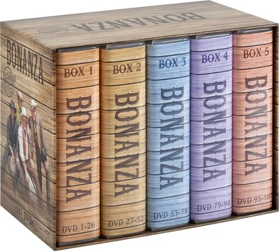 Bonanza - Komplettbox, Staffeln 1-14 (107 Discs) Lorne Greene - Image 1 of 4