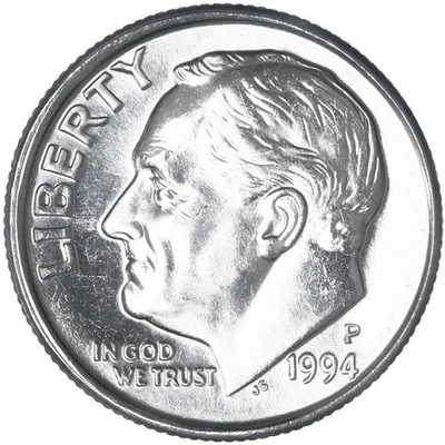 1994 P Roosevelt Dime From Mint Set - Image 1 of 2