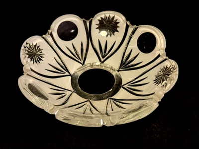 BOBECHE IN MURANO GLASS, MULTICOLOR, Ø 105 mm, HOLE 27 mm, FOR CHANDELIERS - Image 1 of 4