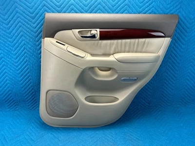 Panel de moldura interior de puerta trasera Lexus GX470 marfil del pasajero: LH00 2008 2009 OEM Foto 1 de 4