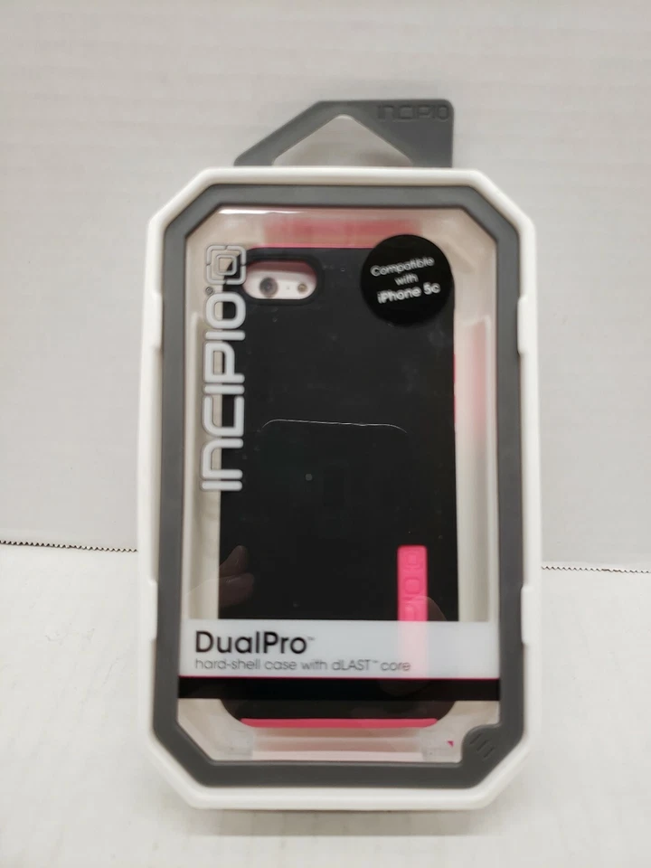 NUEVA Funda Rígida Incipio iPhone Doble Capa Rosa y Negra para Apple iPhone 5c Foto 1 de 4