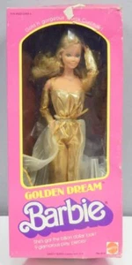 Barbie Mattel Años 80 Sueño Dorado Barbie Nº1874 Artículo Sin Usar - Imagen 1 de 9