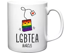 LGBT Mug Personalized Gay Pride Lesbian Rainbow I Love LGBTEA, #9817366666666666 - Picture 1 of 1
