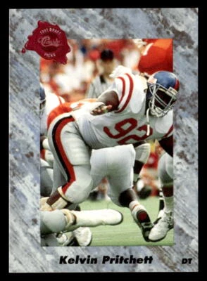 Kelvin Pritchett 1991 Classic Draft Picks  Card #118 Ole Miss Rebels - Image 1 of 2