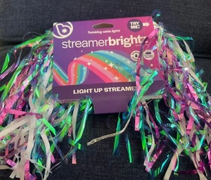 Fahrrad Streamer StreamerBrightz Light UP Lenker Fransen 2er Pack Neu - Bild 1 von 8