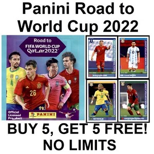 Panini Road to World Cup Qatar 2022 (100 to 199) **Please Select Stickers**