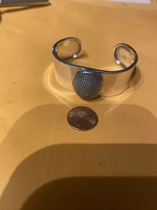 vintage sterling silver cuff bracelet - Picture 1 of 5