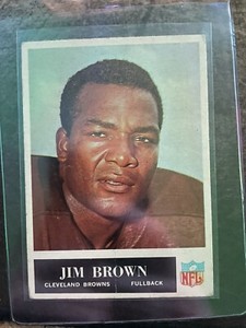 1965 Philadelphia Football - JIM BROWN #31 VG HOF Browns SP