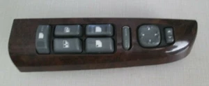 98-04 Olsmobile Bravada Front Driver Master Window Switch Woodgrain 15013099 - Picture 1 of 2