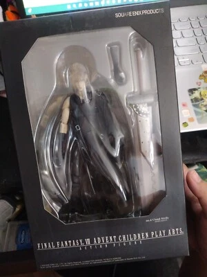 Play Arts Final Fantasy VII 7 Advent Children Cloud Strife Action Figure SEALED - Image 1 of 4