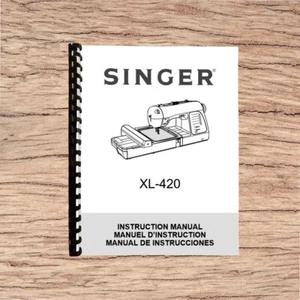 Singer Futura XL420 Embroidery and Sewing Machine Printed Instruction Manual - Picture 1 of 7