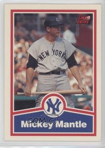 1991 Line Drive Mickey Mantle Mickey Mantle #19 HOF