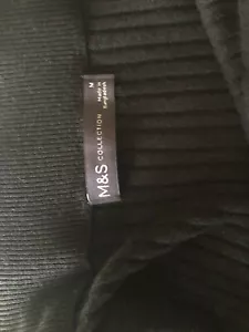 Marks & Spencer's knitted pleated long black skirt, Size M, VGC - Picture 1 of 5