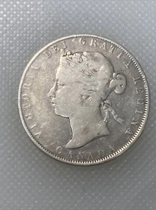1871 Canada 50 Cent TA - Picture 1 of 2