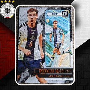 Leon Goretzka Germany Bronze Pitch Kings Card Panini Donruss  2022-2023 #12