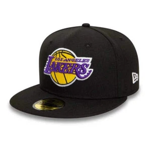 NEW ERA 59FIFTY NBA ESSENTIAL LOS ANGELES LAKERS BLACK FITTED CAP - Bild 1 von 9