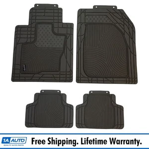 Armor All Custom Accessories Smart Fit Gray Rubber Floor Mat Set of 4 New - Picture 1 of 5