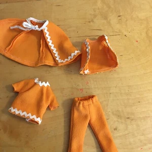 home made 1960 Barbie Clone Orange Outfit Kleidung G19 - Bild 1 von 2