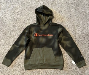 CHAMPION BOYS HOODIE SCRIPT LOGO - 10/12 - Picture 1 of 1