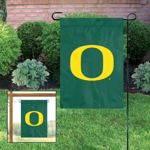 2 Oregon Ducks NCAA Mini Flag Garden or Window 15" x 10.5" Window Hanger Cover