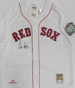 Red Sox HOF'er PEDRO MARTINEZ Signed Official Mitchell & Ness Jersey AUTO JSA - Picture 1 of 3
