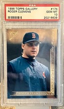 ROGER CLEMENS 1996 Topps Gallery The Masters PSA 10 GEM MT #174 **POP 4**