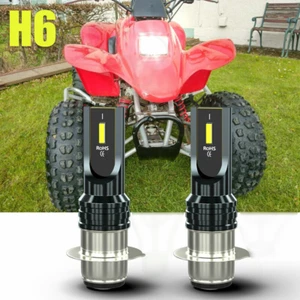 For Honda ATC 350X 1985-1986 High Low Beam Light High Power H6 led Headlights - Picture 1 of 9